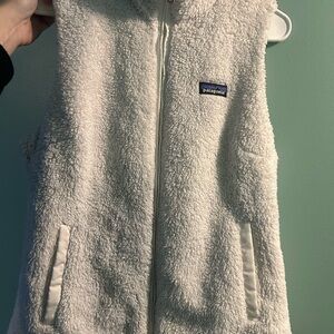 Patagonia Cream Fleece Vest
